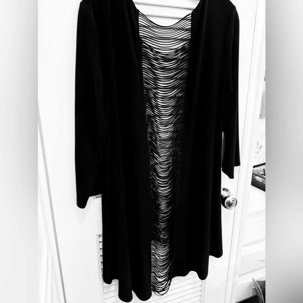Joseph Ribkoff Top Tunic Black size XL - Picture 5 of 7